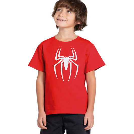 Spiderman Logo Niño Rojo